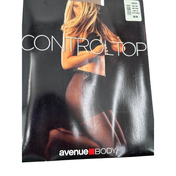 Two pairs of Pantyhose Size A & A/B Control Top Daysheer Stockings Beige - Picture 6 of 9